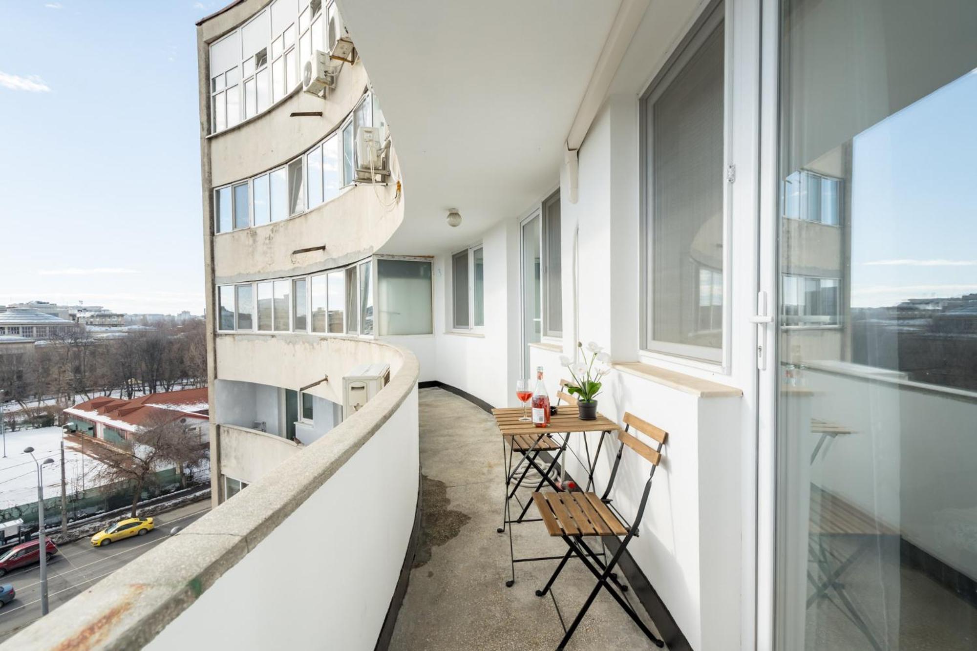 City View Apartment With Private Balcony Bucareste Exterior foto